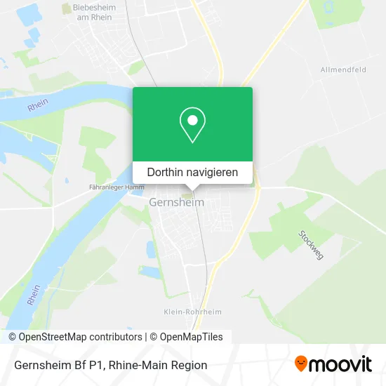 Gernsheim Bf P1 Karte