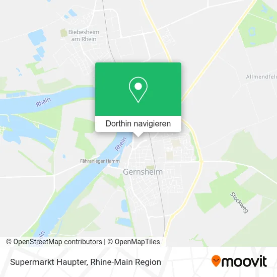 Supermarkt Haupter Karte