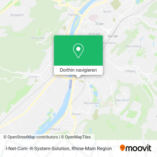 I-Net-Com -It-System-Solution Karte