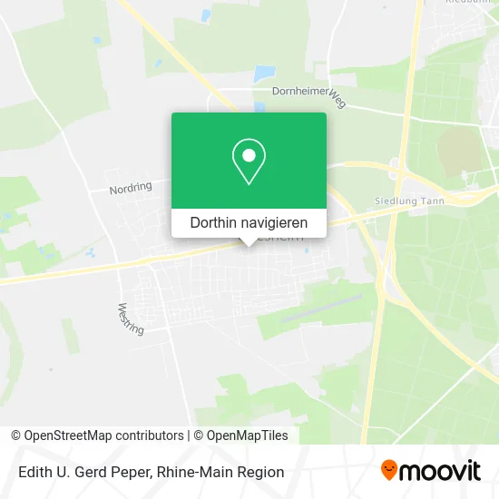 Edith U. Gerd Peper Karte