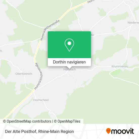 Der Alte Posthof Karte