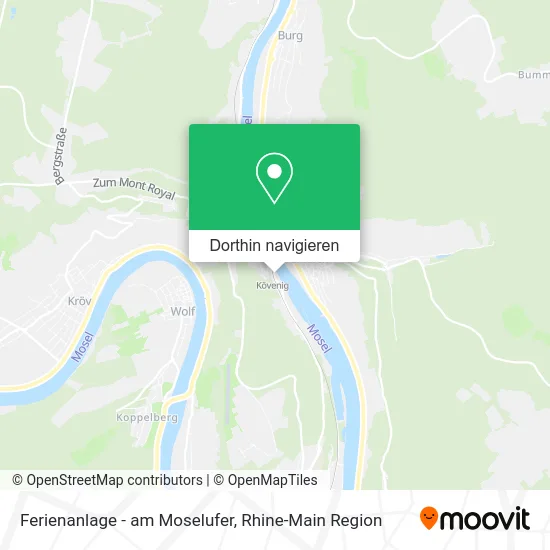Ferienanlage - am Moselufer Karte