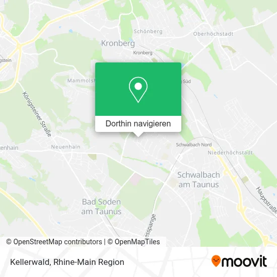 Kellerwald Karte