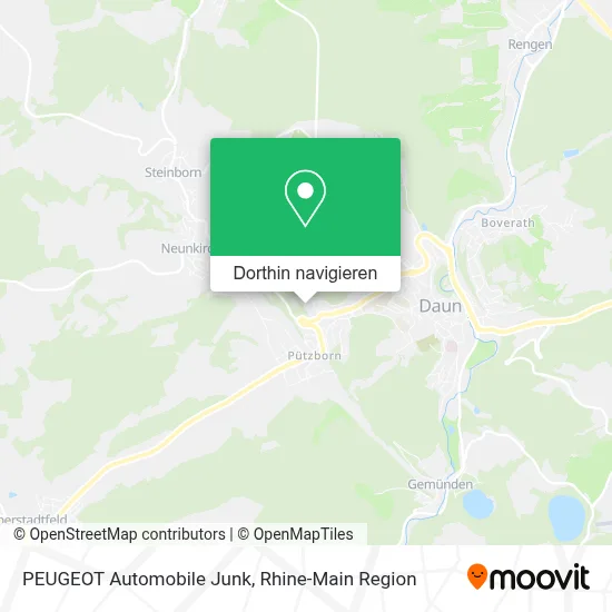 PEUGEOT Automobile Junk Karte