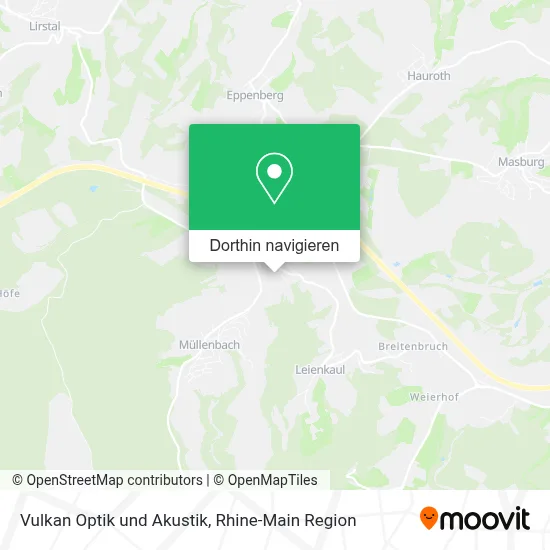 Vulkan Optik und Akustik Karte