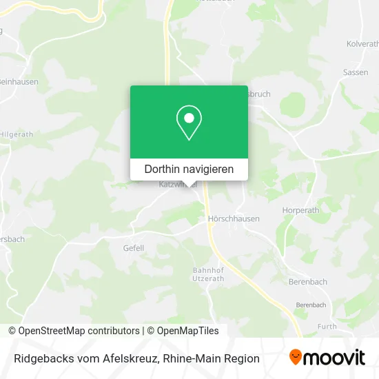 Ridgebacks vom Afelskreuz Karte