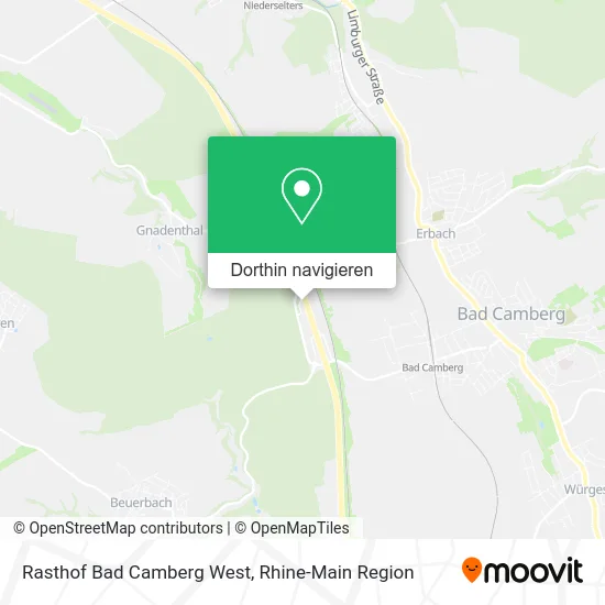 Rasthof Bad Camberg West Karte