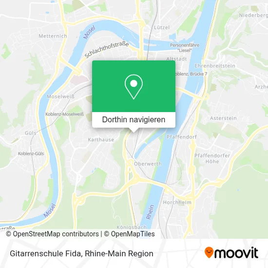 Gitarrenschule Fida Karte