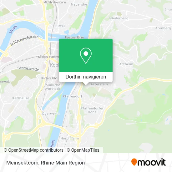 Meinsektcom Karte