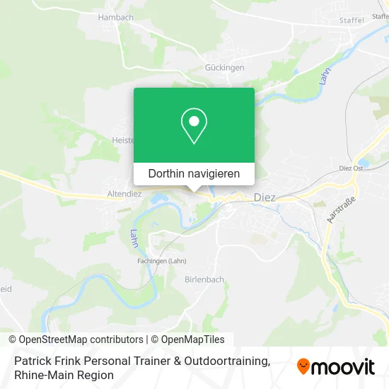 Patrick Frink Personal Trainer & Outdoortraining Karte