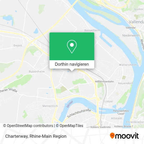 Charterway Karte