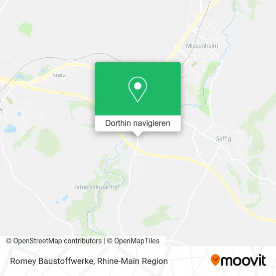 Romey Baustoffwerke Karte