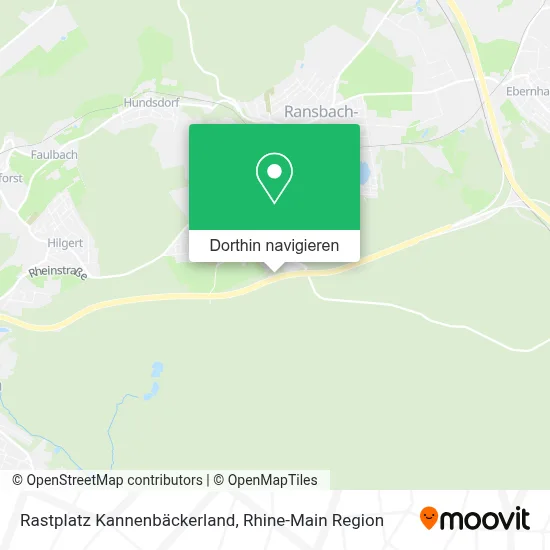 Rastplatz Kannenbäckerland Karte