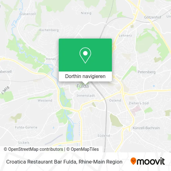 Croatica Restaurant Bar Fulda Karte