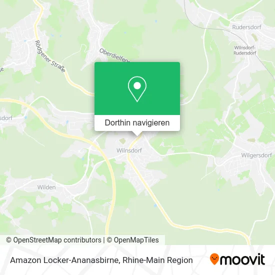 Amazon Locker-Ananasbirne Karte