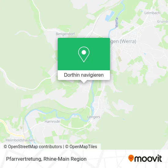Pfarrvertretung Karte