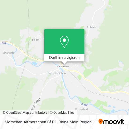 Morschen-Altmorschen Bf P1 Karte