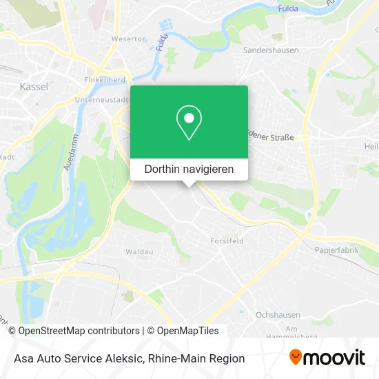 Asa Auto Service Aleksic Karte