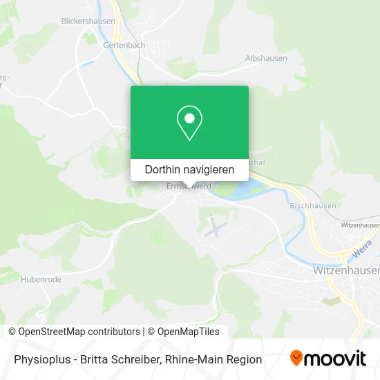 Physioplus - Britta Schreiber Karte