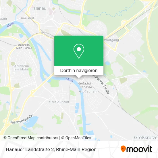Hanauer Landstraße 2 Karte