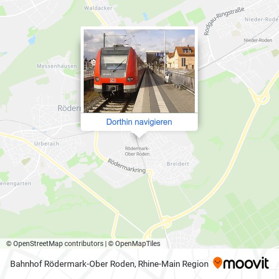 Bahnhof Rödermark-Ober Roden Karte