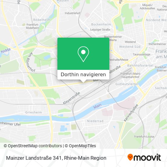 Mainzer Landstraße 341 Karte