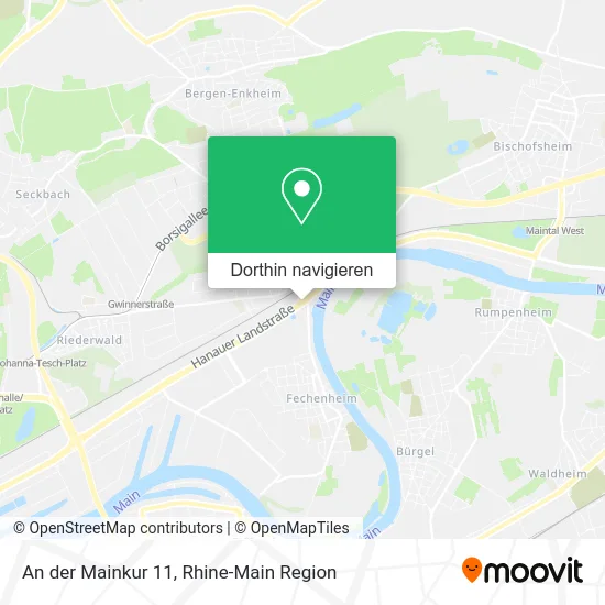 An der Mainkur 11 Karte