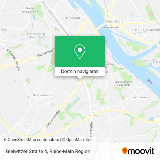Gleiwitzer Straße 4 Karte