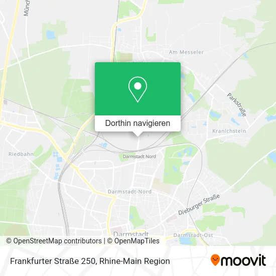 Frankfurter Straße 250 Karte