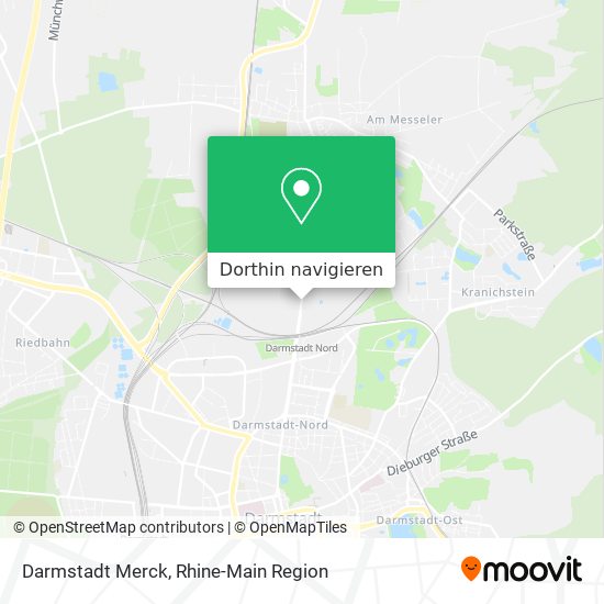 Darmstadt Merck Karte