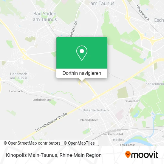 Kinopolis Main-Taunus Karte