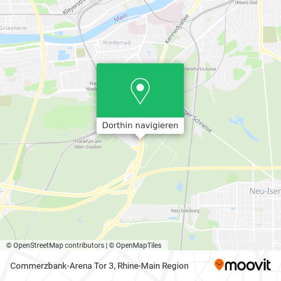 Commerzbank-Arena Tor 3 Karte