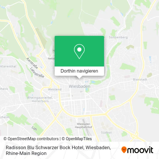 Radisson Blu Schwarzer Bock Hotel, Wiesbaden Karte