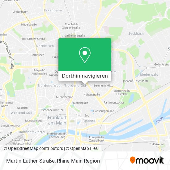 Martin-Luther-Straße Karte