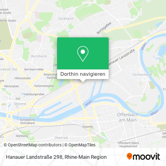 Hanauer Landstraße 298 Karte