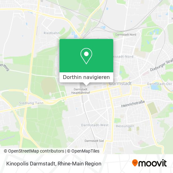 Kinopolis Darmstadt Karte