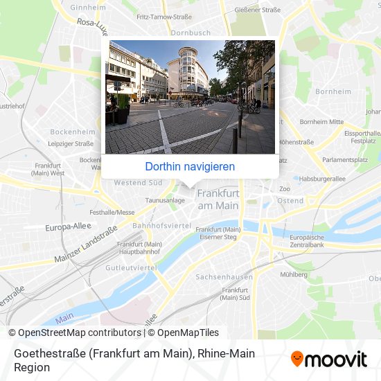 Goethestraße (Frankfurt am Main) Karte