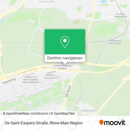 De-Saint-Exupéry-Straße Karte
