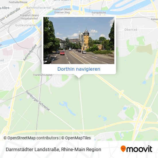 Darmstädter Landstraße Karte