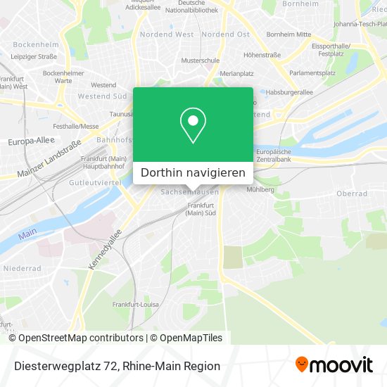 Diesterwegplatz 72 Karte