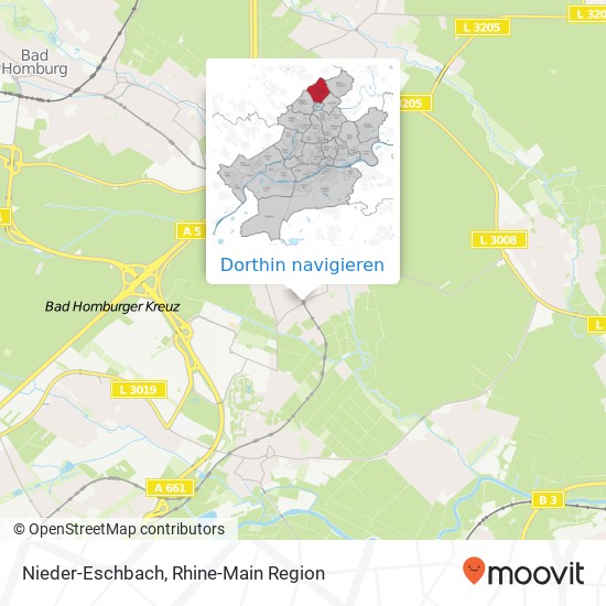 Nieder-Eschbach Karte