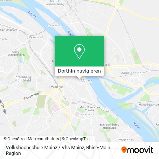 Volkshochschule Mainz / Vhs Mainz Karte