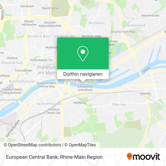 European Central Bank Karte