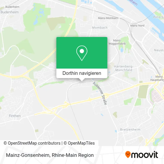 Mainz-Gonsenheim Karte