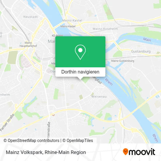 Mainz Volkspark Karte