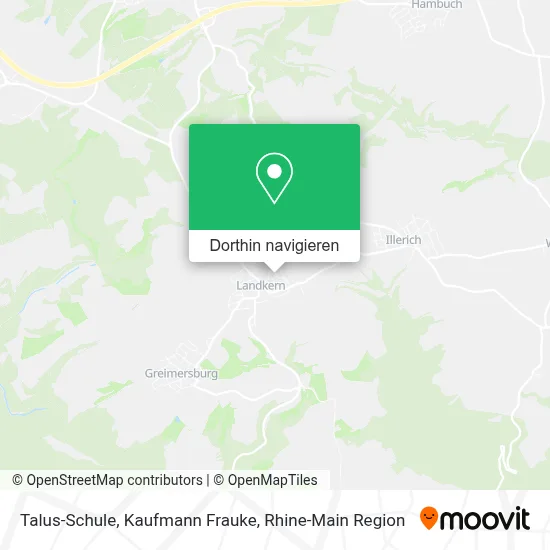 Talus-Schule, Kaufmann Frauke Karte