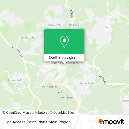 Ups Access Point Karte