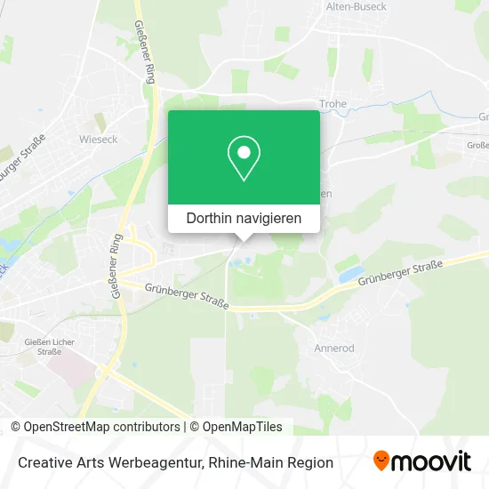 Creative Arts Werbeagentur Karte
