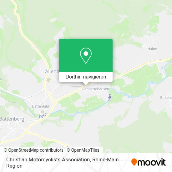 Christian Motorcyclists Association Karte