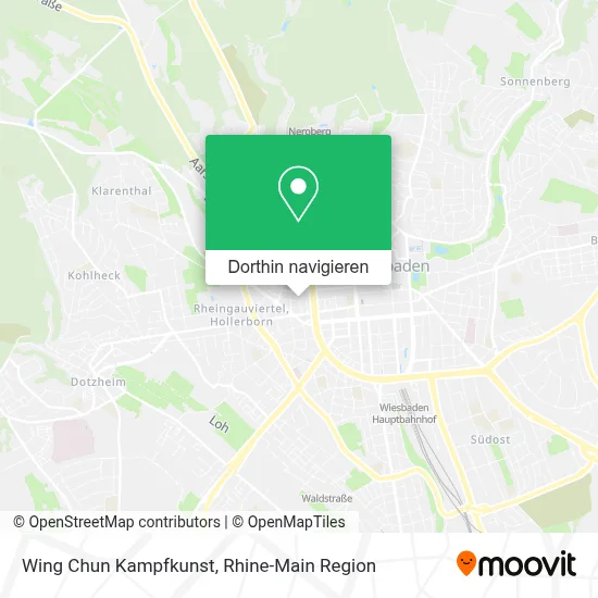 Wing Chun Kampfkunst Karte